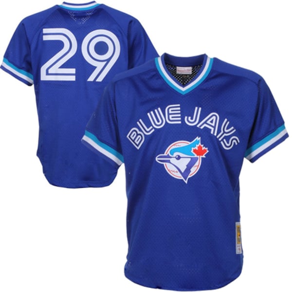 Joe Carter Toronto Blue Jays 1993 Authentic Cooperstown Collection Mesh Batting Practice Jersey - Royal