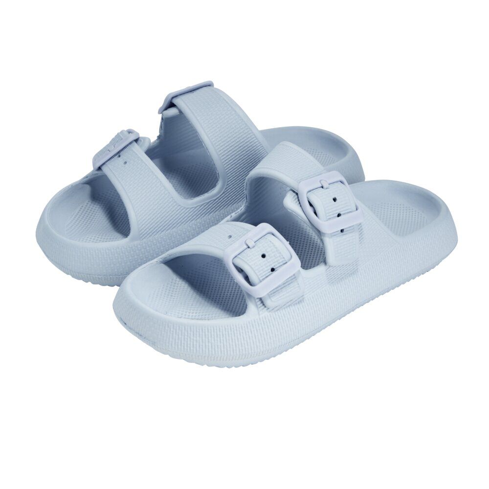 Sandales enfant 2 brides plastique bleu 32/33