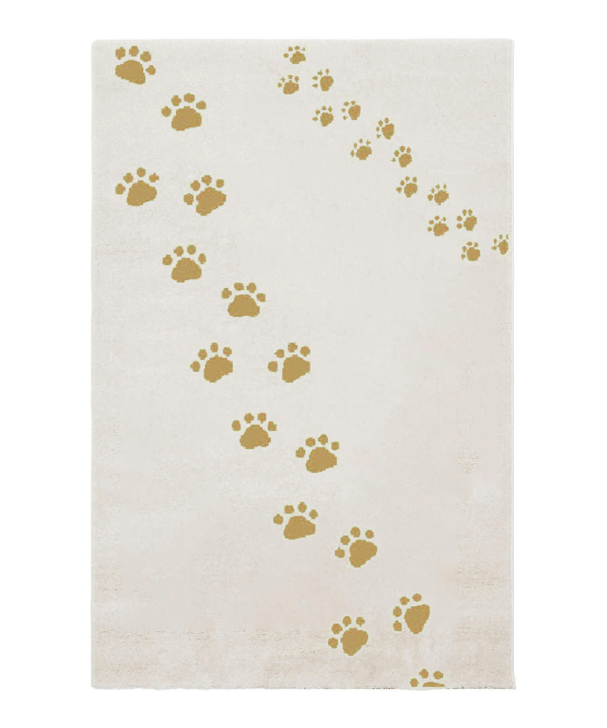 - Tapis enfant pattes d'ours miel 80x150, OEKO-TEX®