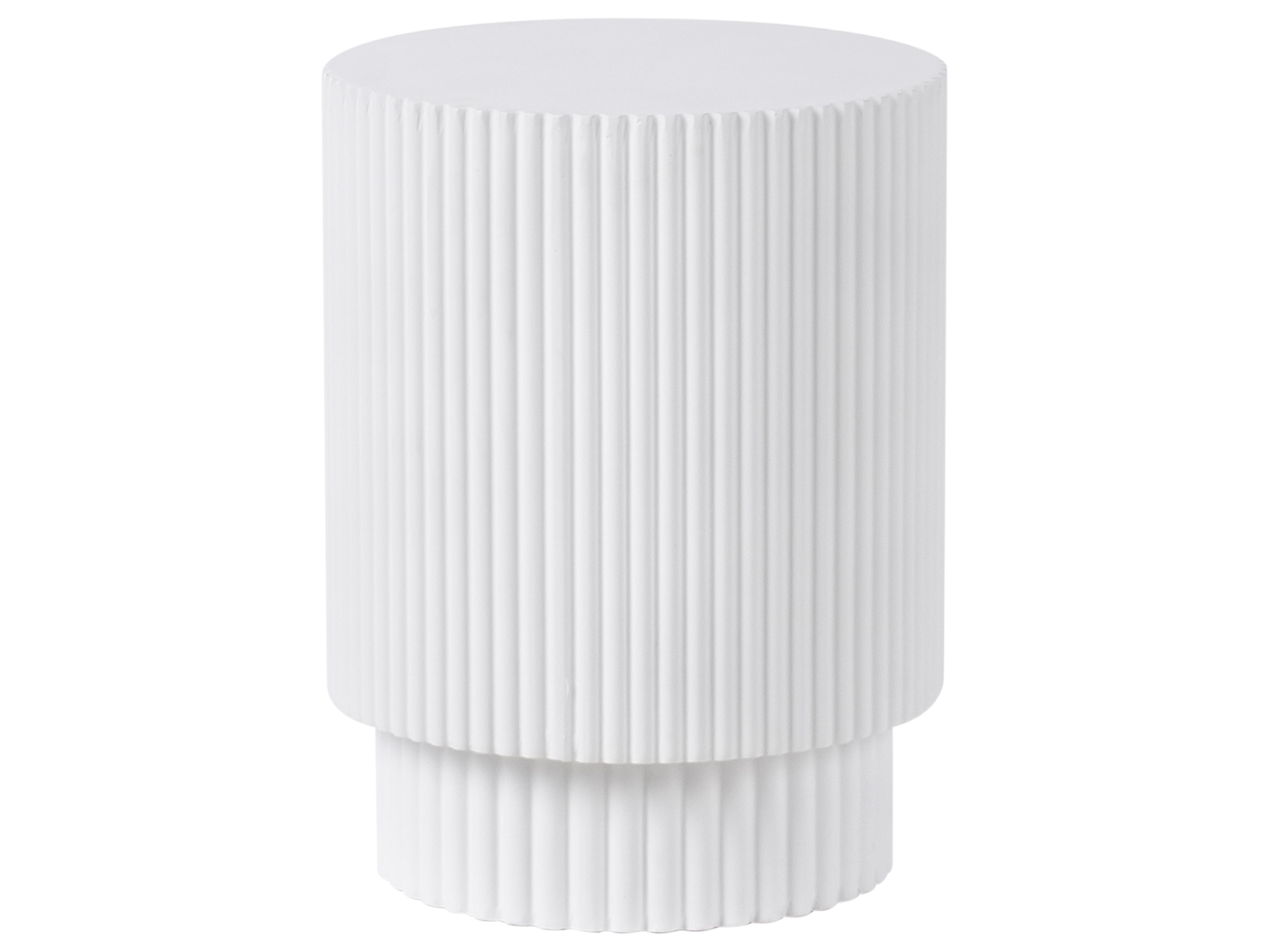 Side Table BICCARI 38 cm 38 cm White