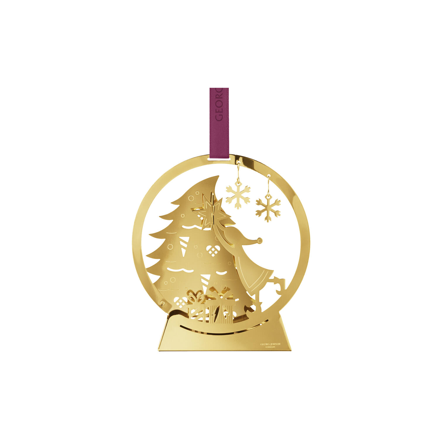 2025 Juleornament Sneglobus, guld