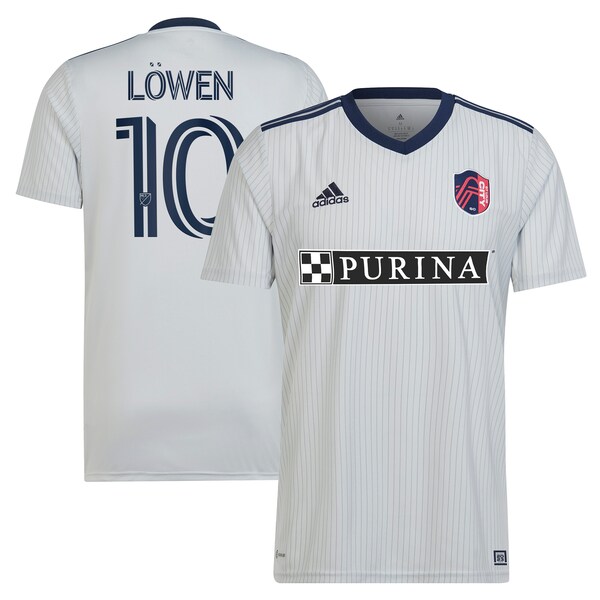 Eduard Löwen St. Louis City SC adidas 2024 The Spirit Kit Replica Jersey - Gray