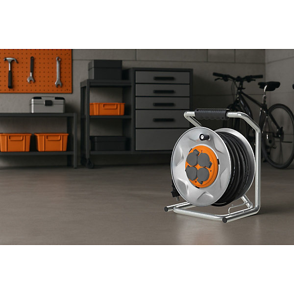 Enrouleur de chantier IP44 - 4 prises 35m Zenitech