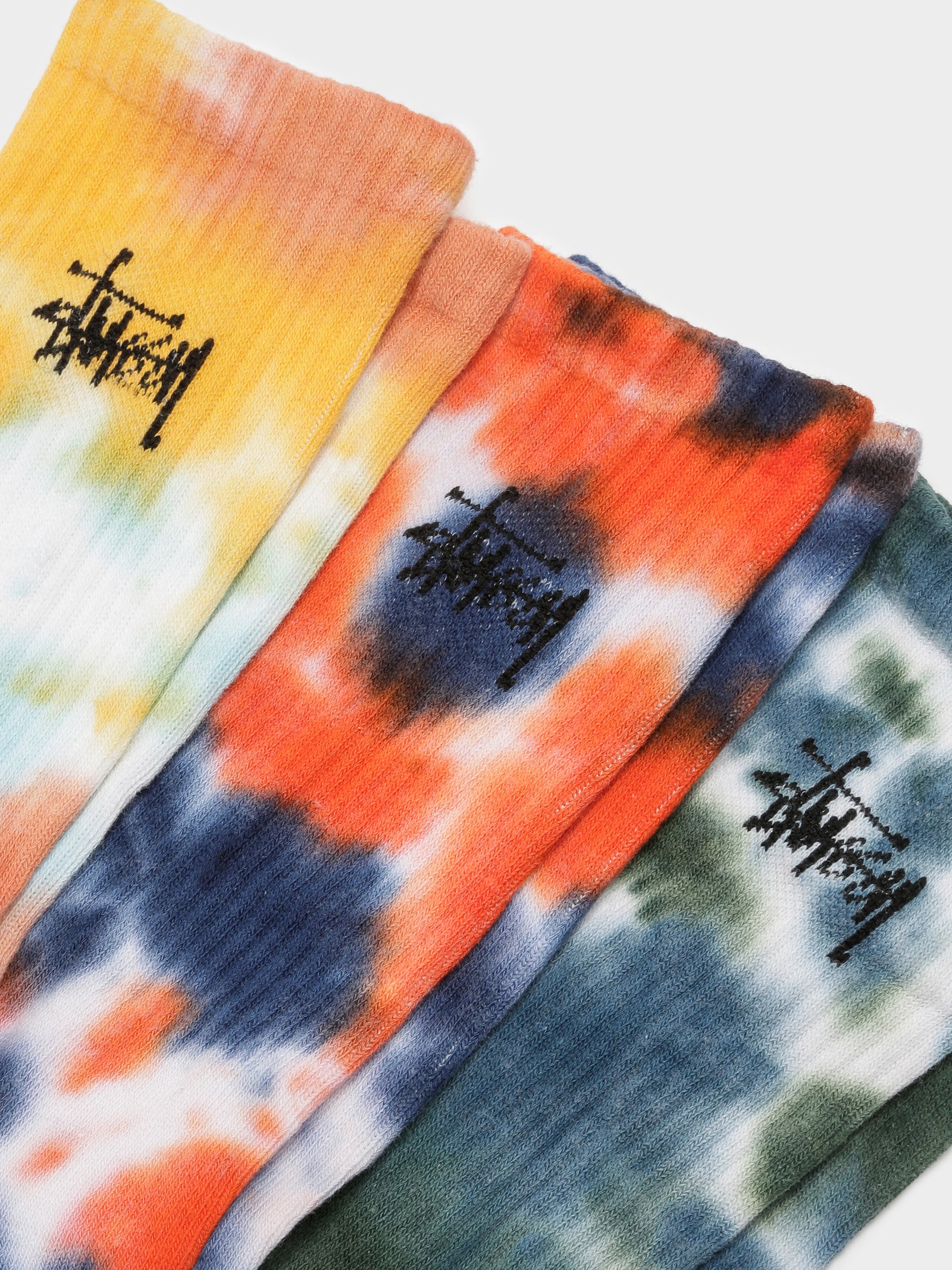 3 Pairs of Tie-Dye Socks