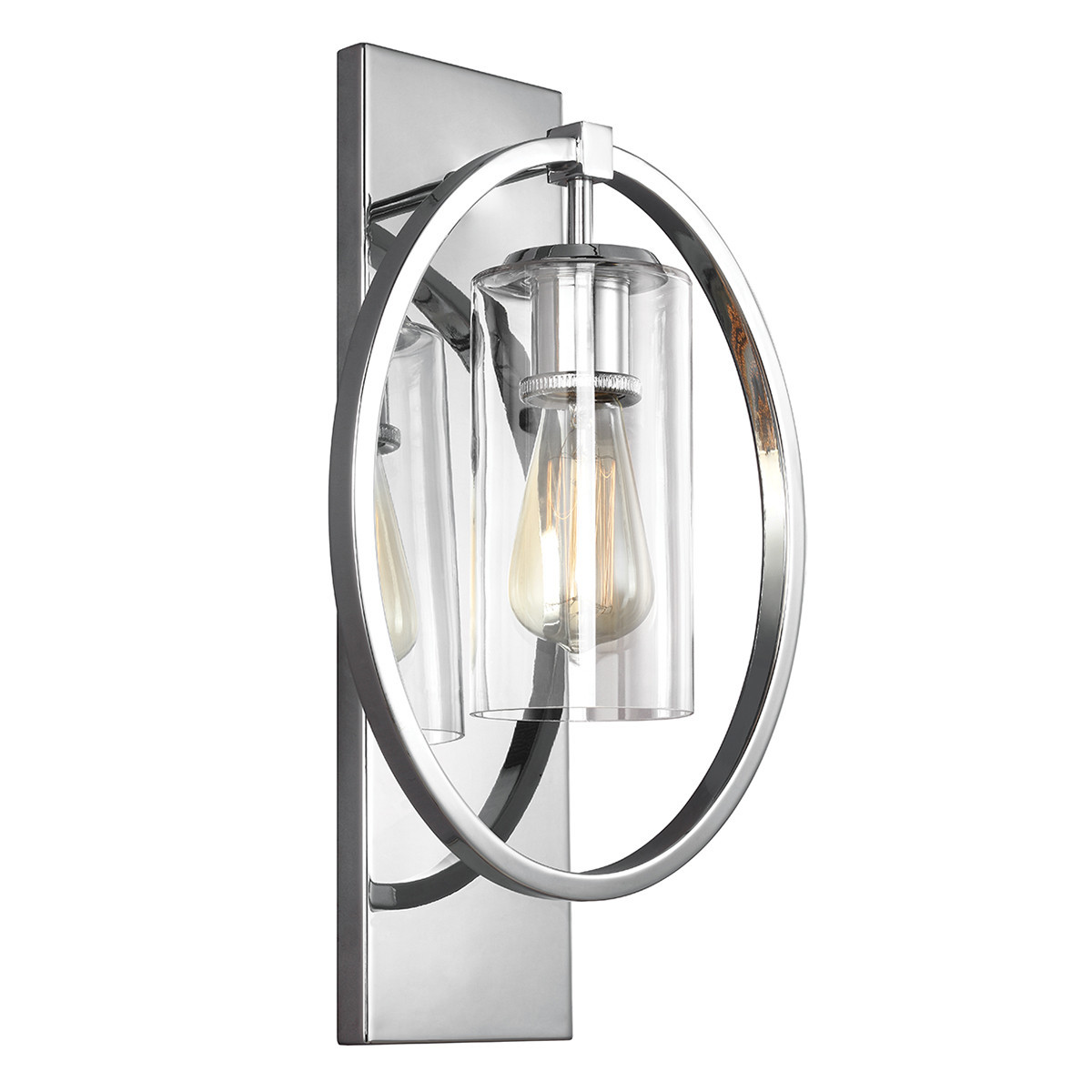 Kinkiet srebrny Marlena 1xE27x60W wym:45,7x26,7x15,6cm IP20 Feiss