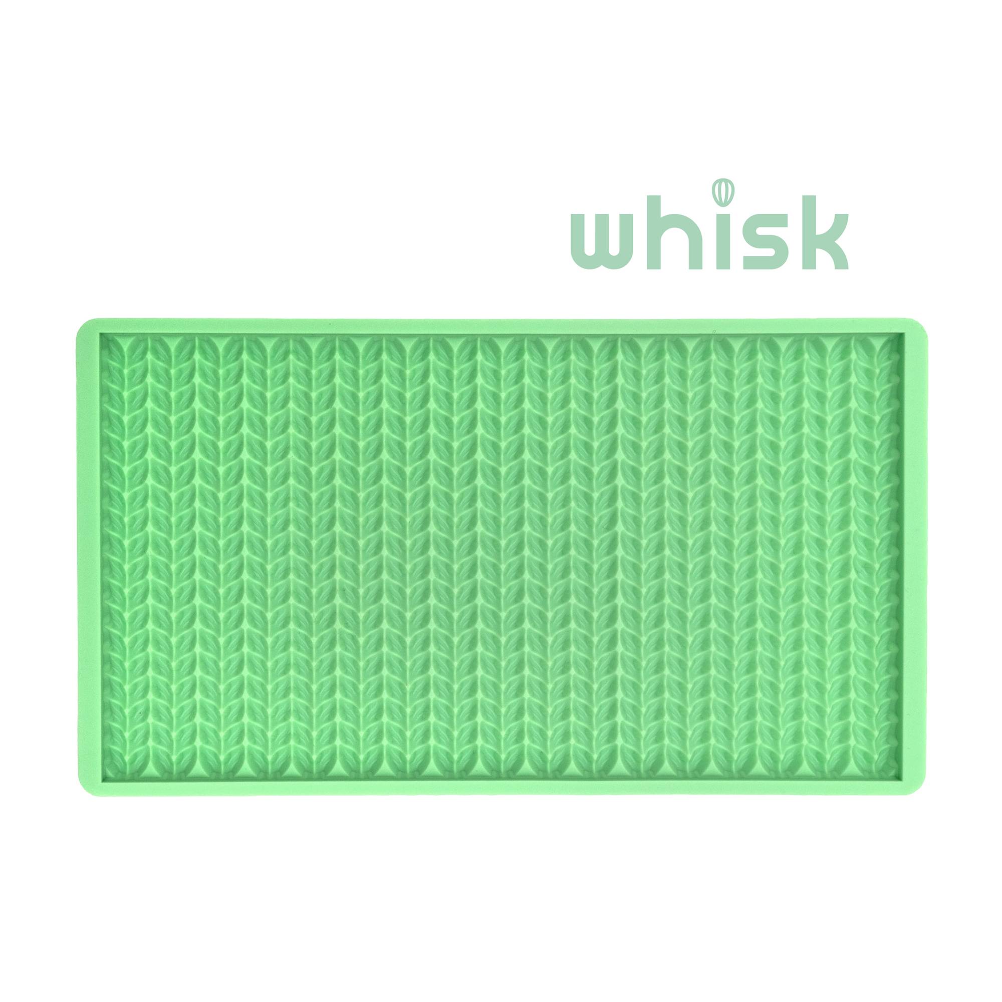 Whisk Knit Pattern Silicone Fondant Mould