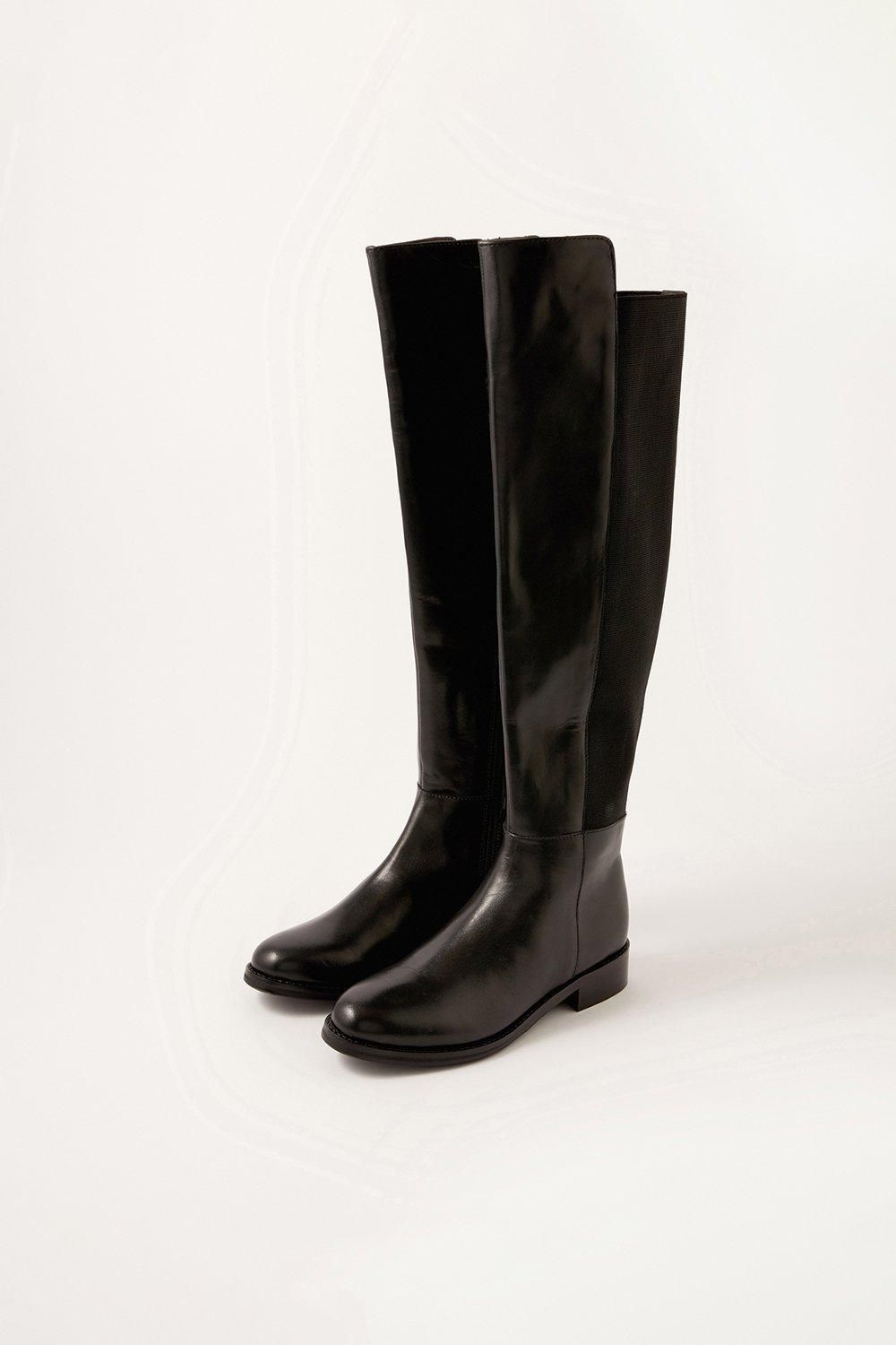 Monsoon Olivia Leather Over-the-Knee Boots