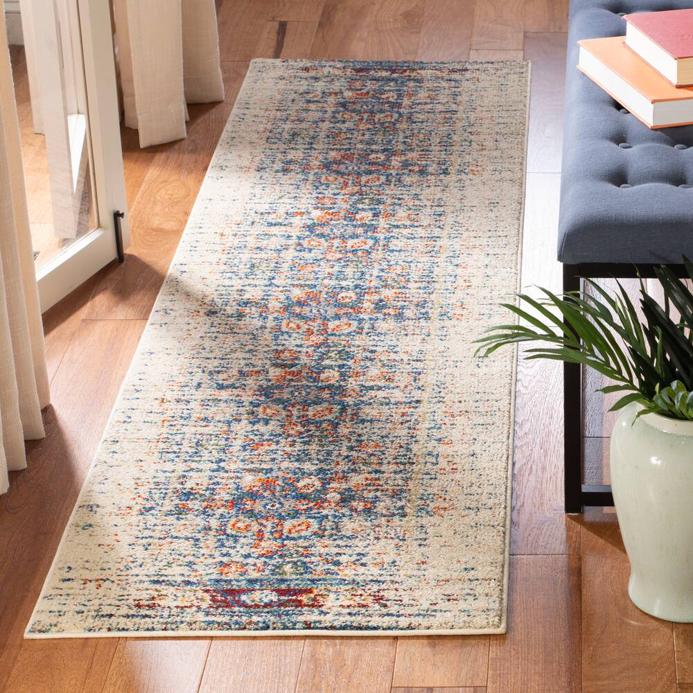 Safavieh Monaco 208 Rug, Ivory/Blue