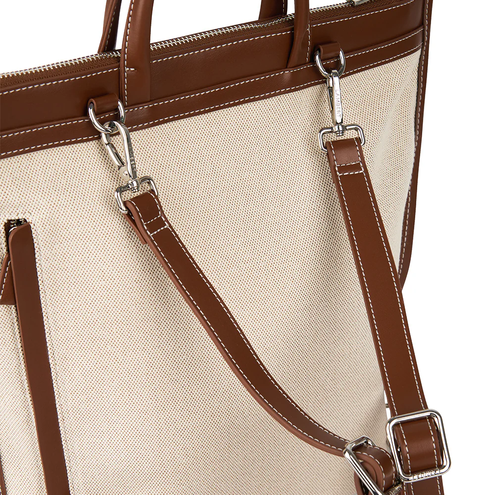 Maelle – Hazelnut Canvas Backpack