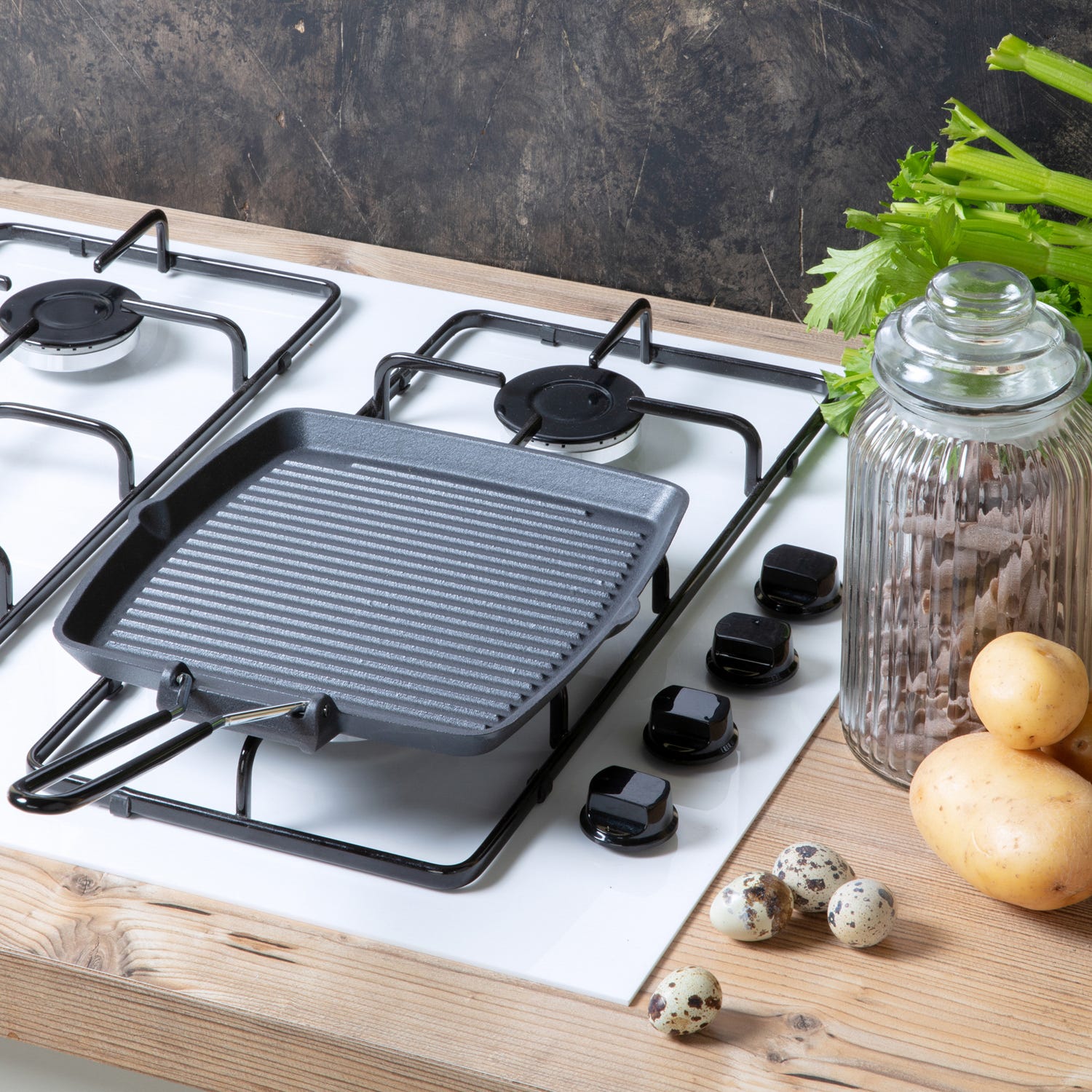 Bistecchiera Mix Grill Ilsa 24x24 cm