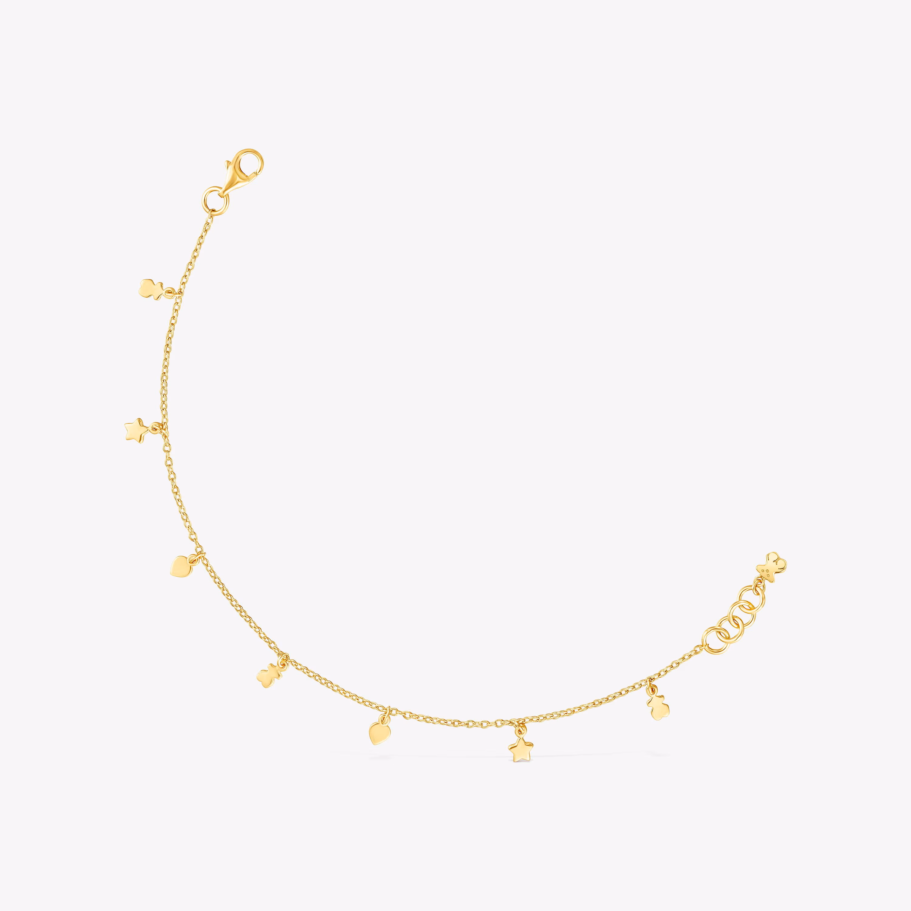Pulsera con baño de oro 18 kt sobre plata Cool Joy