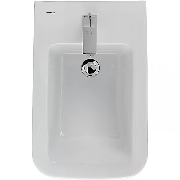 Bidet suspendu céramique traditionnelle SANINDUSA Advance blanc