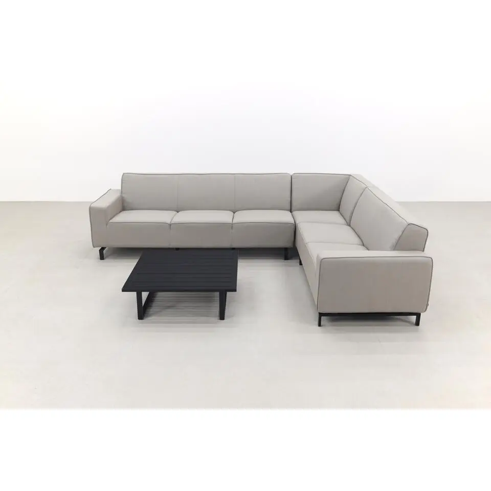 VDG Boavista/Cuba Sunbrella loungeset - Nature Grey - 4-delig - Rechts