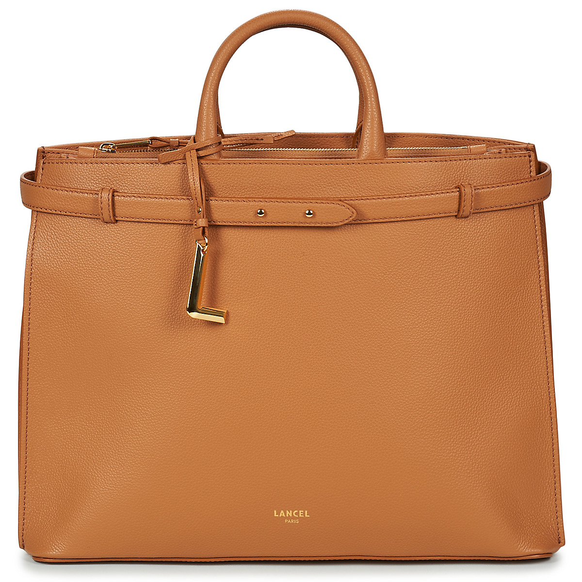 Lancel - FAUBOURG CARRYALL ZIP L - Camel