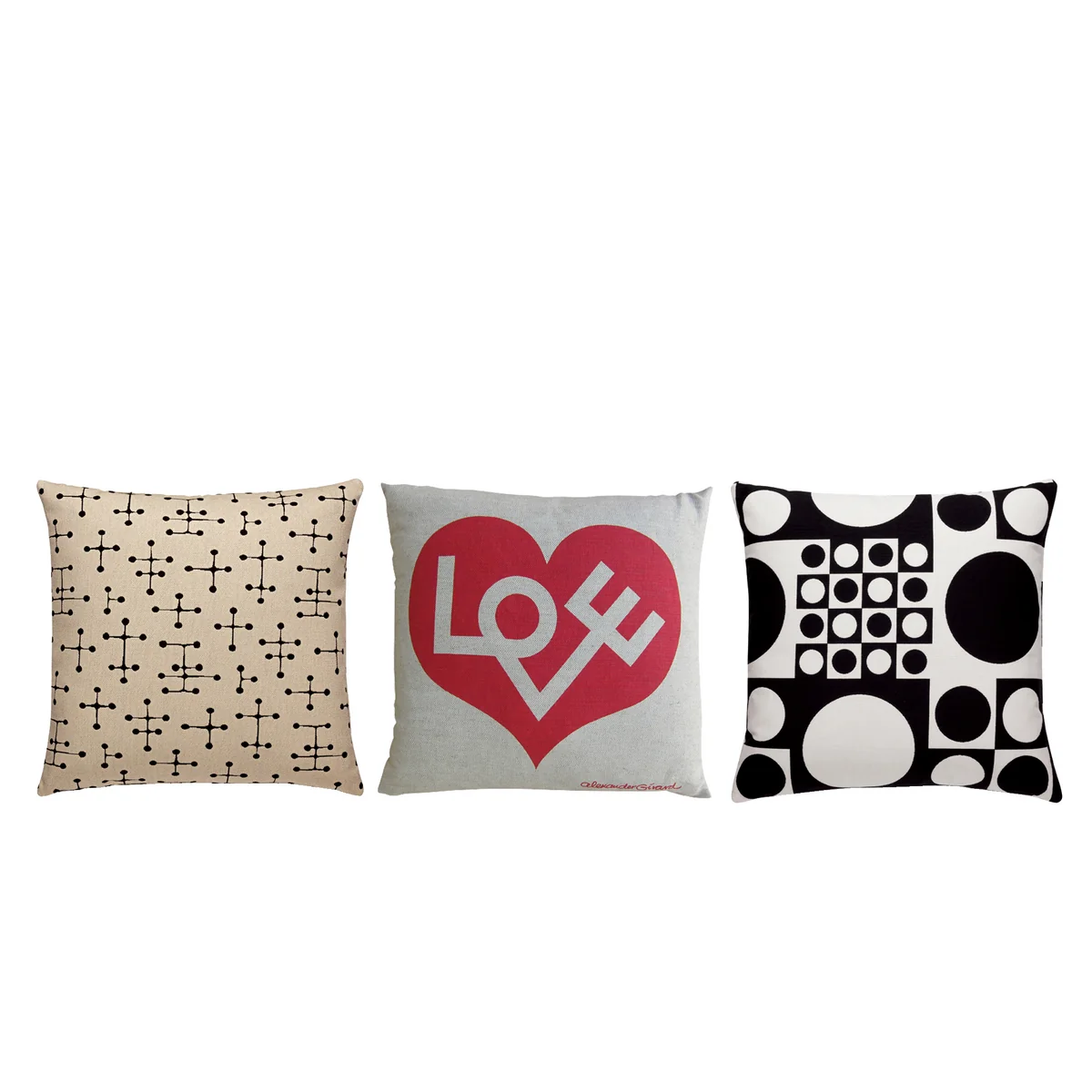 Vitra - Grafik Kissen Love 40 x 40 cm, red