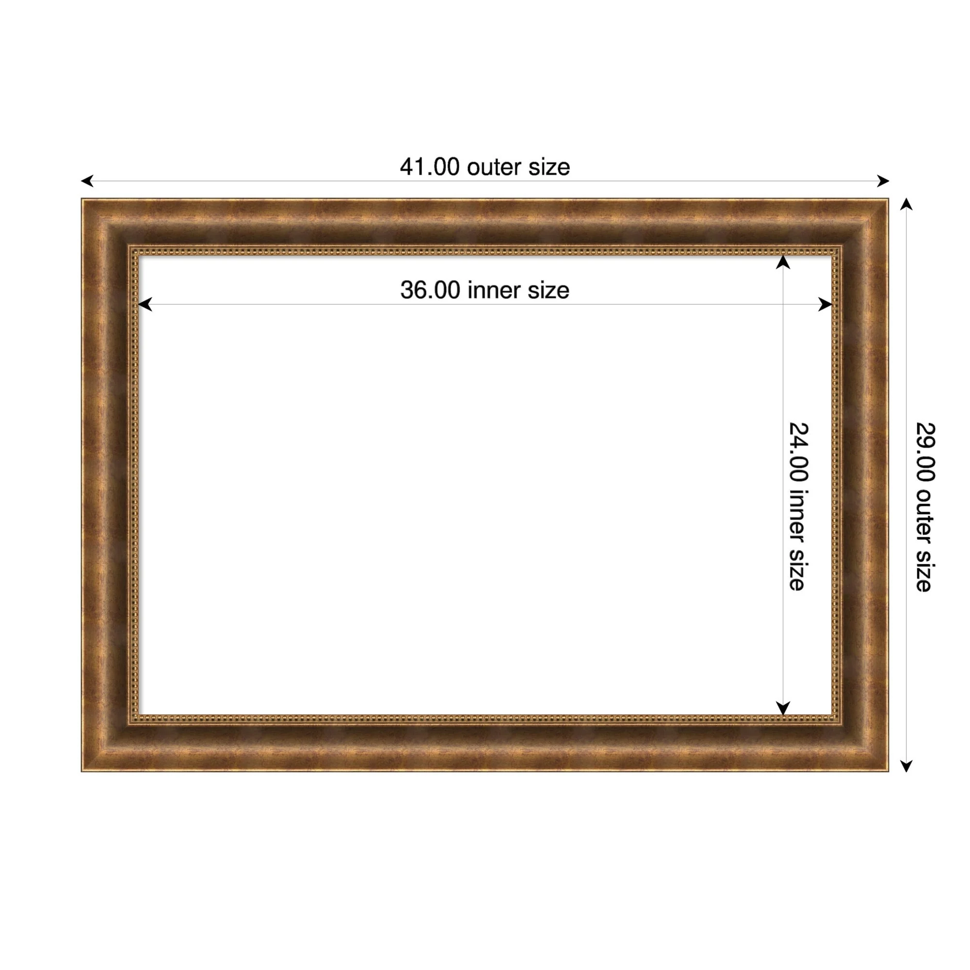 Amanti Art Manhattan Black Framed Dry Erase Magnetic Board