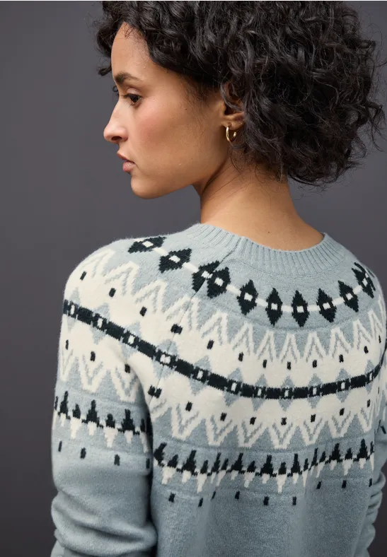 Pullover im Norweger-Look