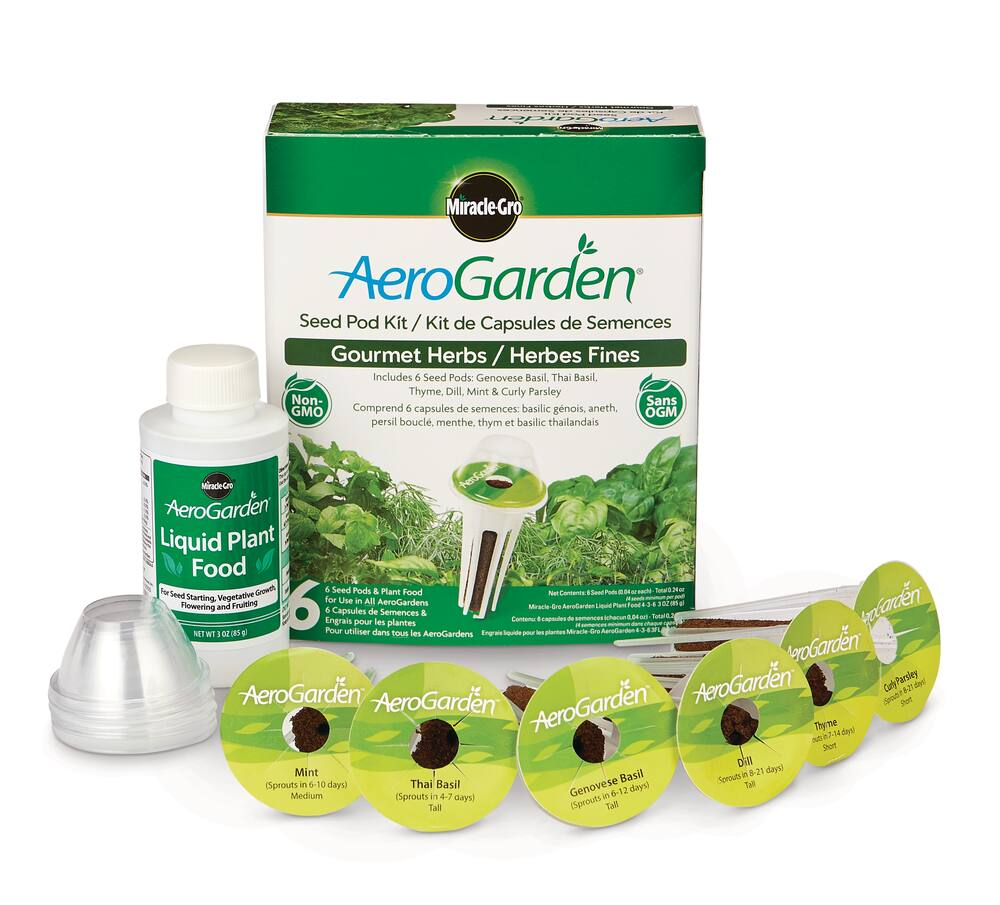 AeroGarden Non-GMO Seed Pod Kit, Herbs