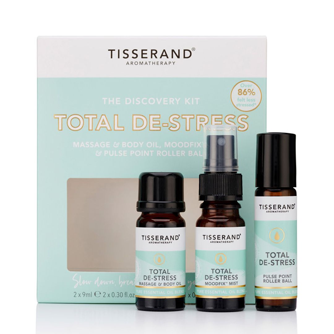 Tisserand Aromatherapy Total De-stress Discovery Kit