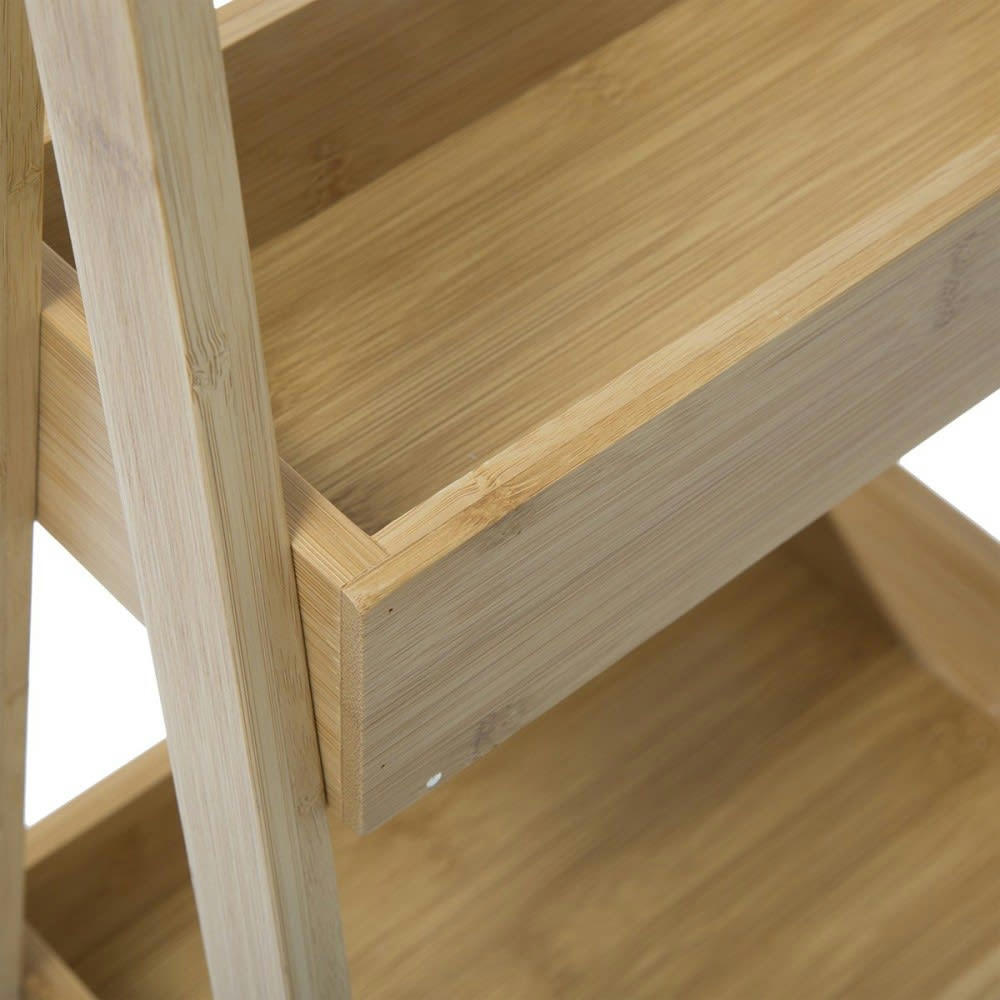 GREEN HARMONY - Desserte 3 niveaux bambou