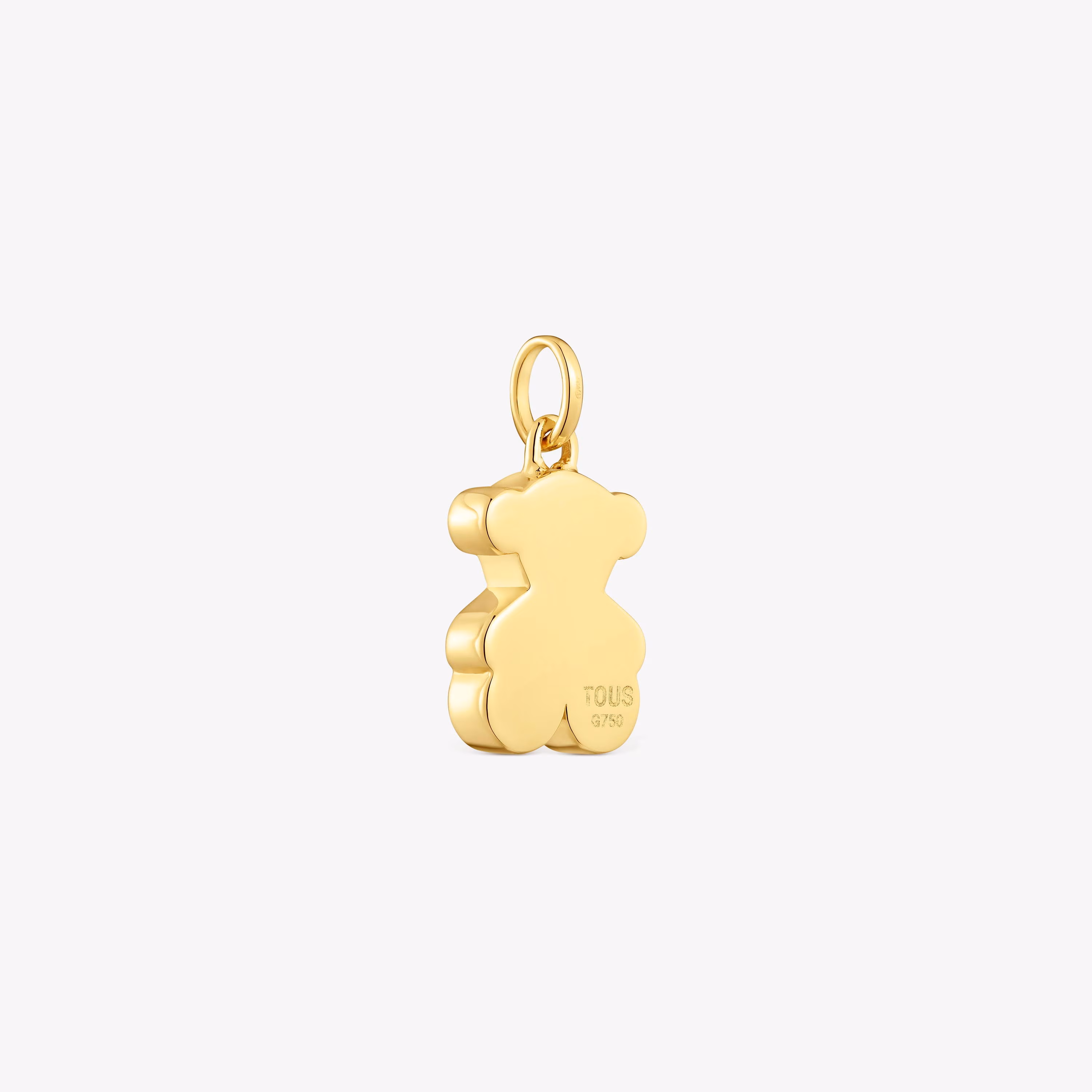 Colgante mediano oso de oro 12 mm Sweet Dolls