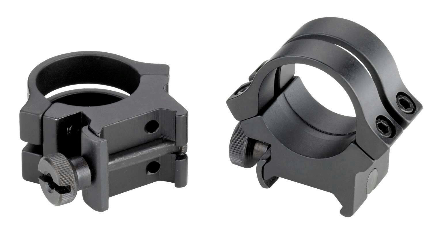 Weaver Quad Lock Aluminum Rifle Scope Mounting Rings, High Matte, 1-in