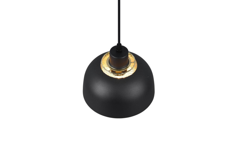 Lampa wisząca PUNCH czarno-złota 1xE27x40W wym:150x18x18cm IP20 RL