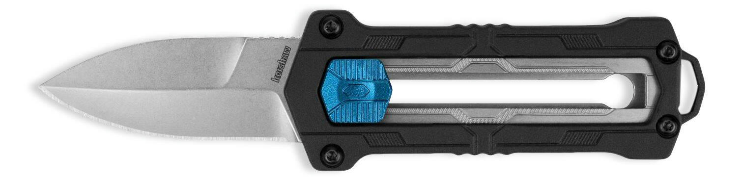 Kershaw Kapsule Spear Point Pocket Knife with Clip, Boxed, Steel, 1.9-in, Black/Silver