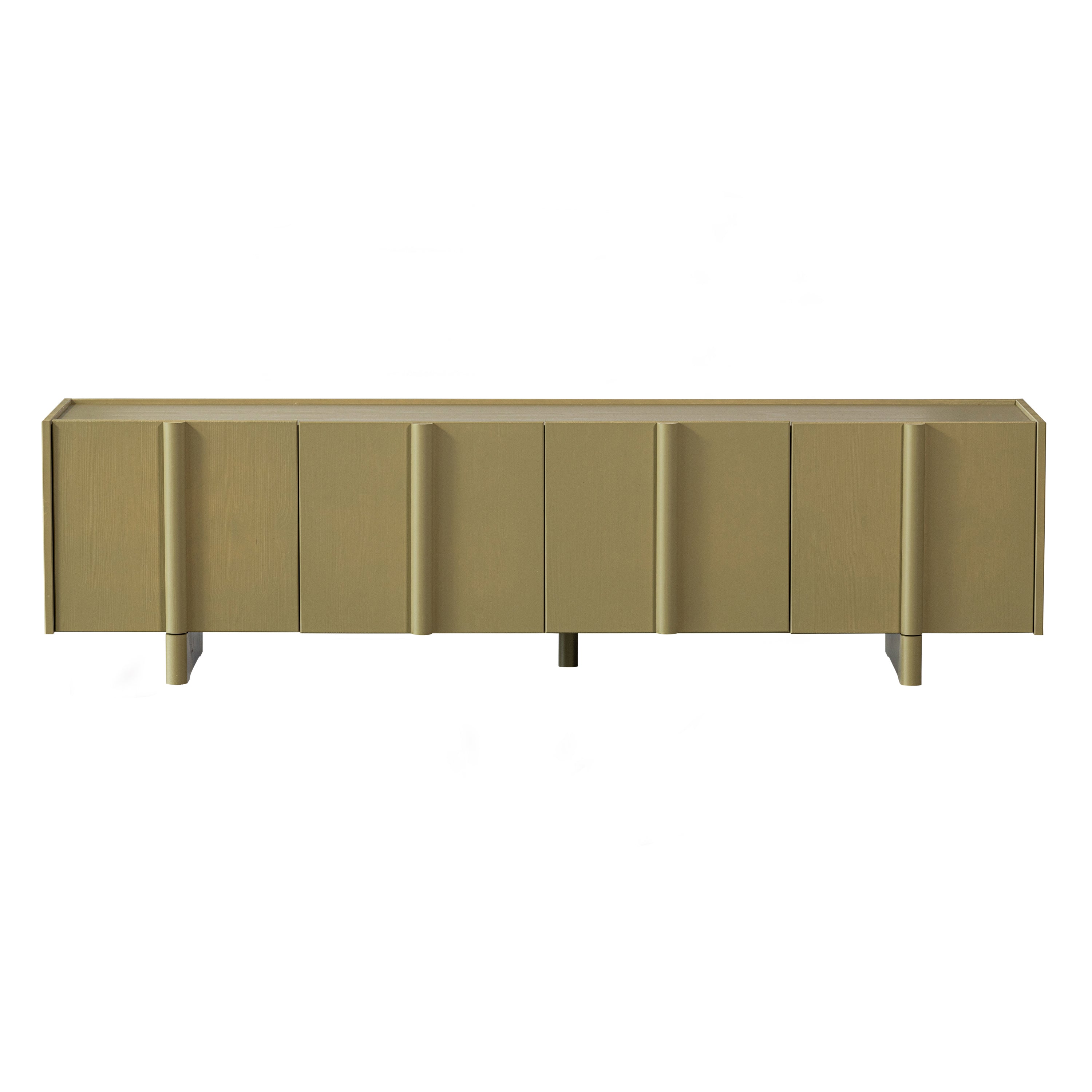 WOOOD Basu Tv-meubel Grenenhout B 200 cm - Moss