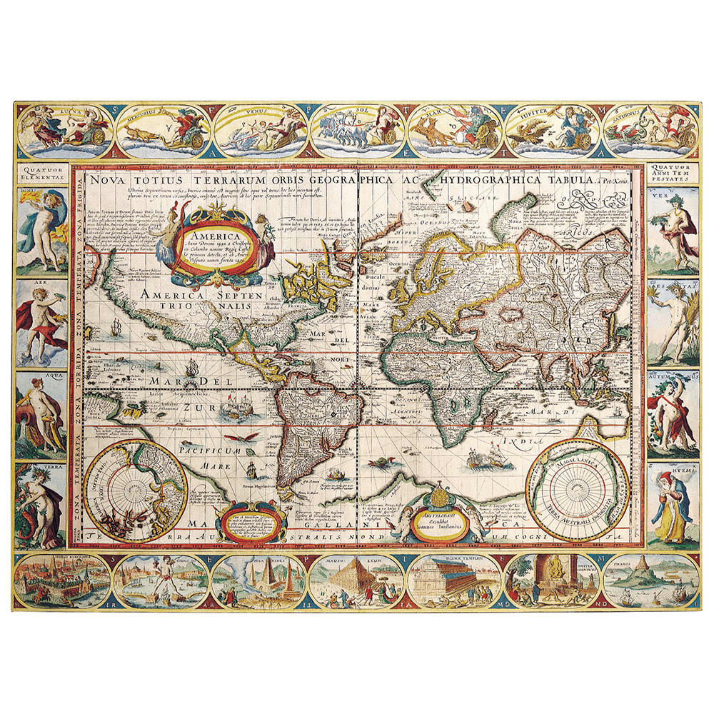- Tableau cartographie ancienne carte No. 31 80x100cm