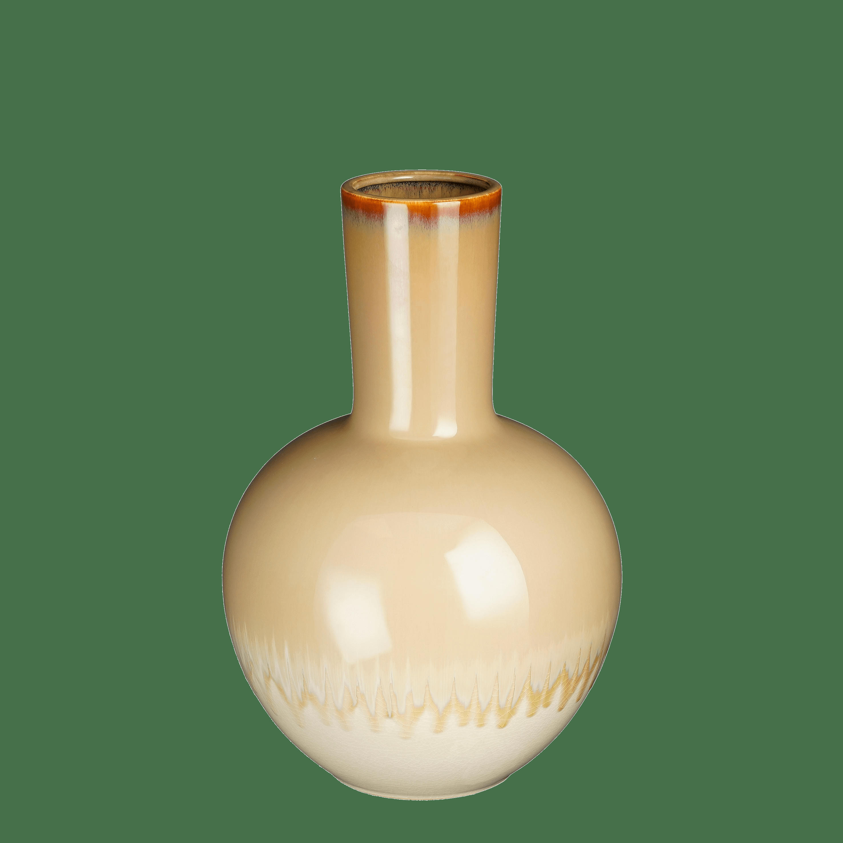 HOLM - Vase en céramique crème H42