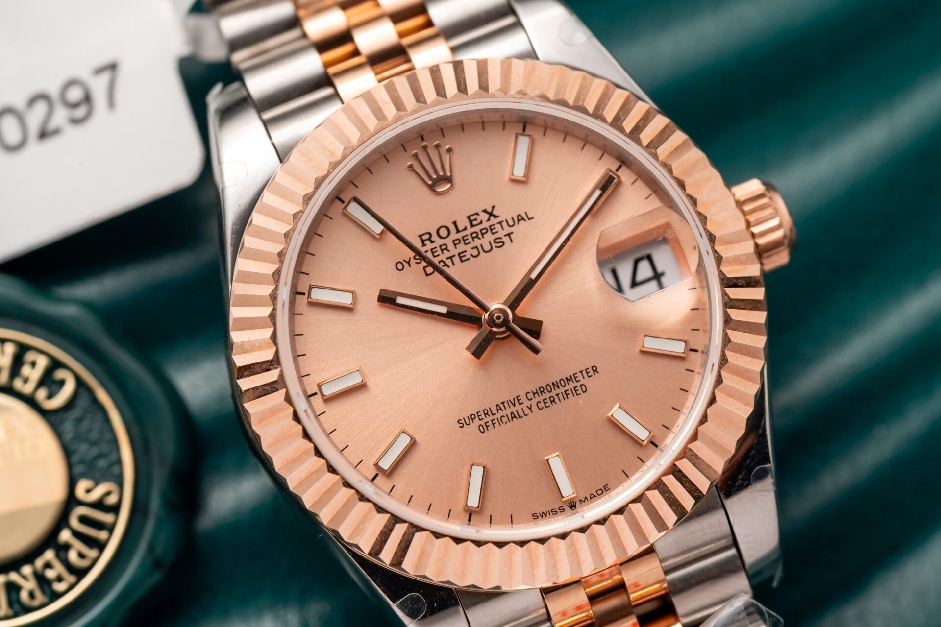 Rolex Datejust SS/RG Plated Pink Dial 31mm Jub Super Clone