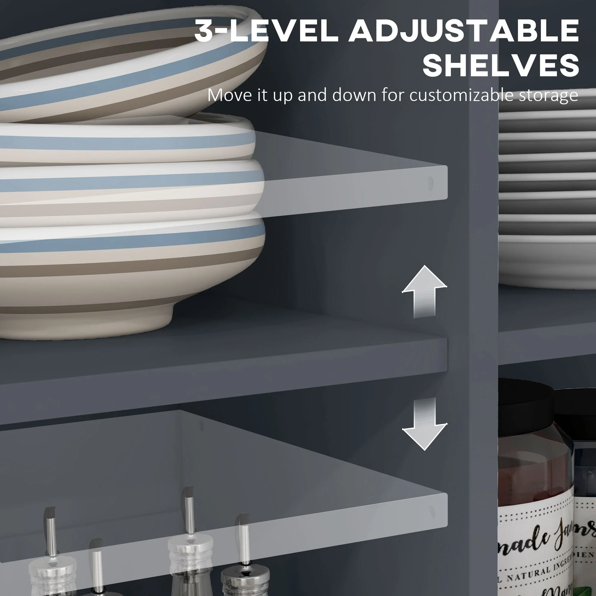 Rolling Kitchen Island With Drop Leaf Wood Breakfast Bar(no include stool)