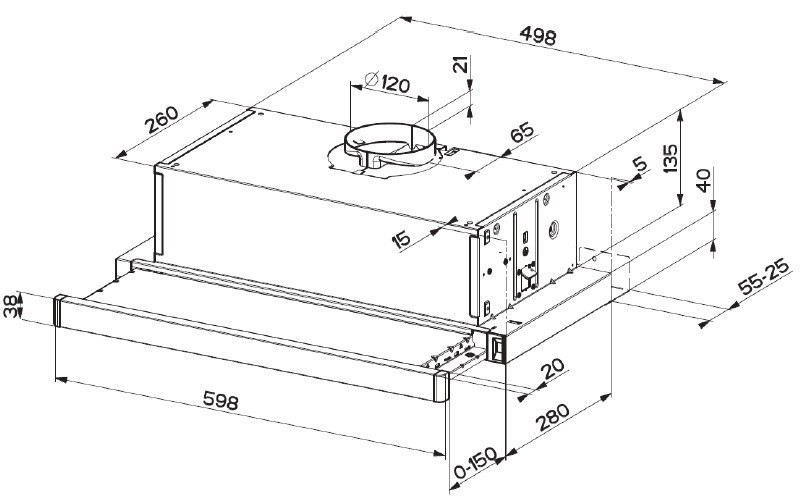 FRANKE Okap FTC 632L BK
