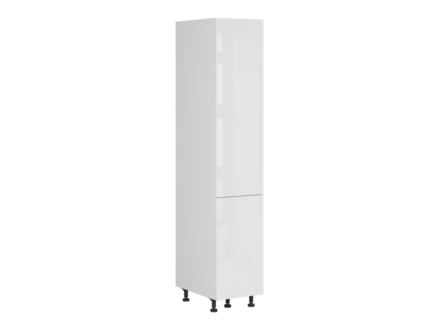 Szafka kuchenna wysoka Top Line 40 cm z koszem cargo biały połysk
