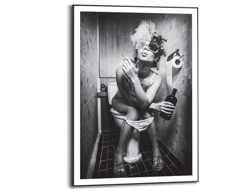 Bild Slim Frame Black Toilette