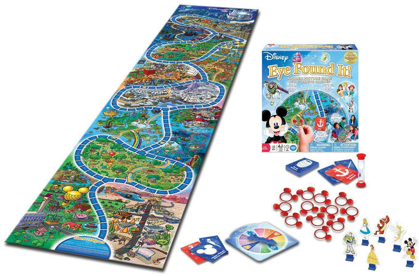Disney Eye Found It! Hidden Picture Giant Board Game Set For Kids, Ages 4+