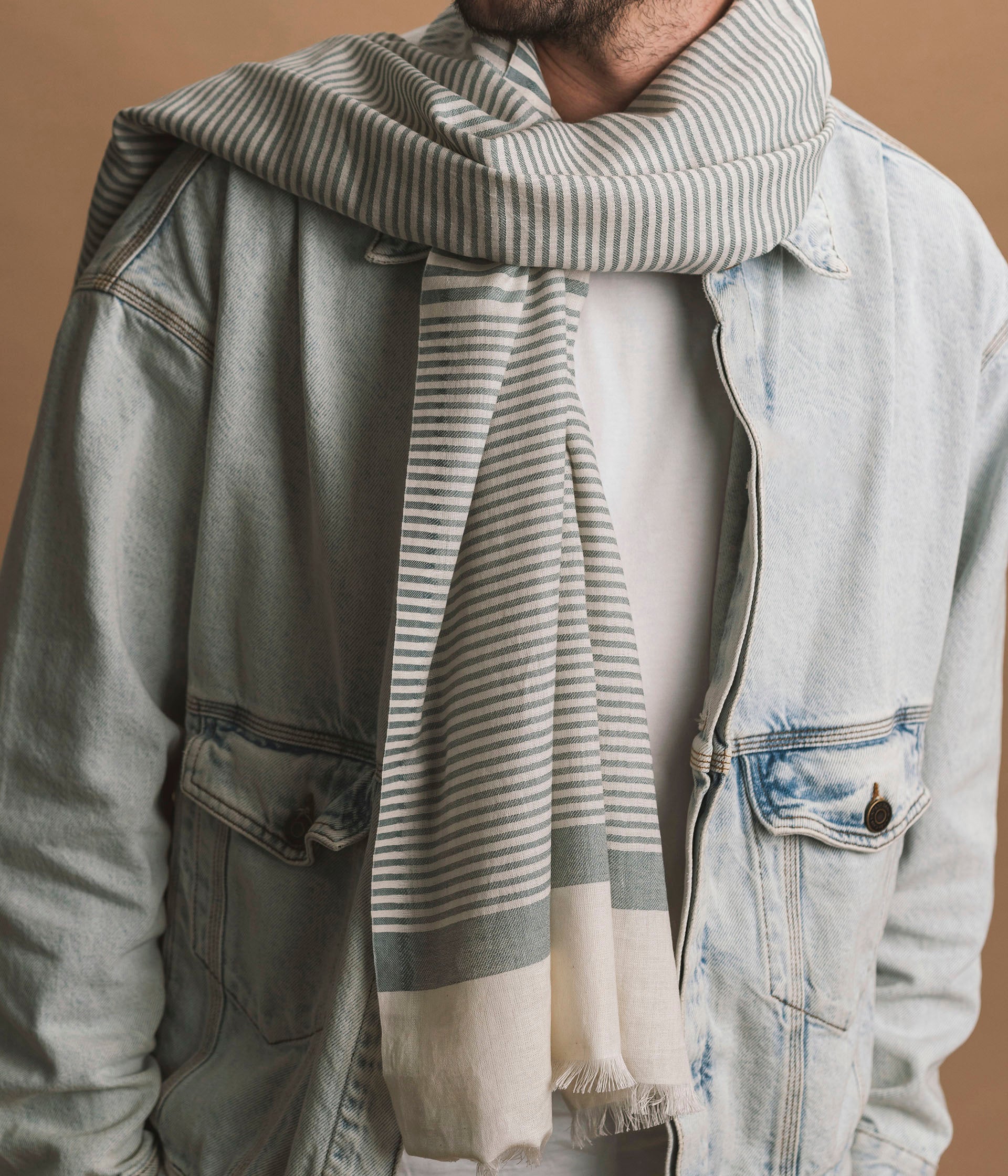 Foulard Roma bleu