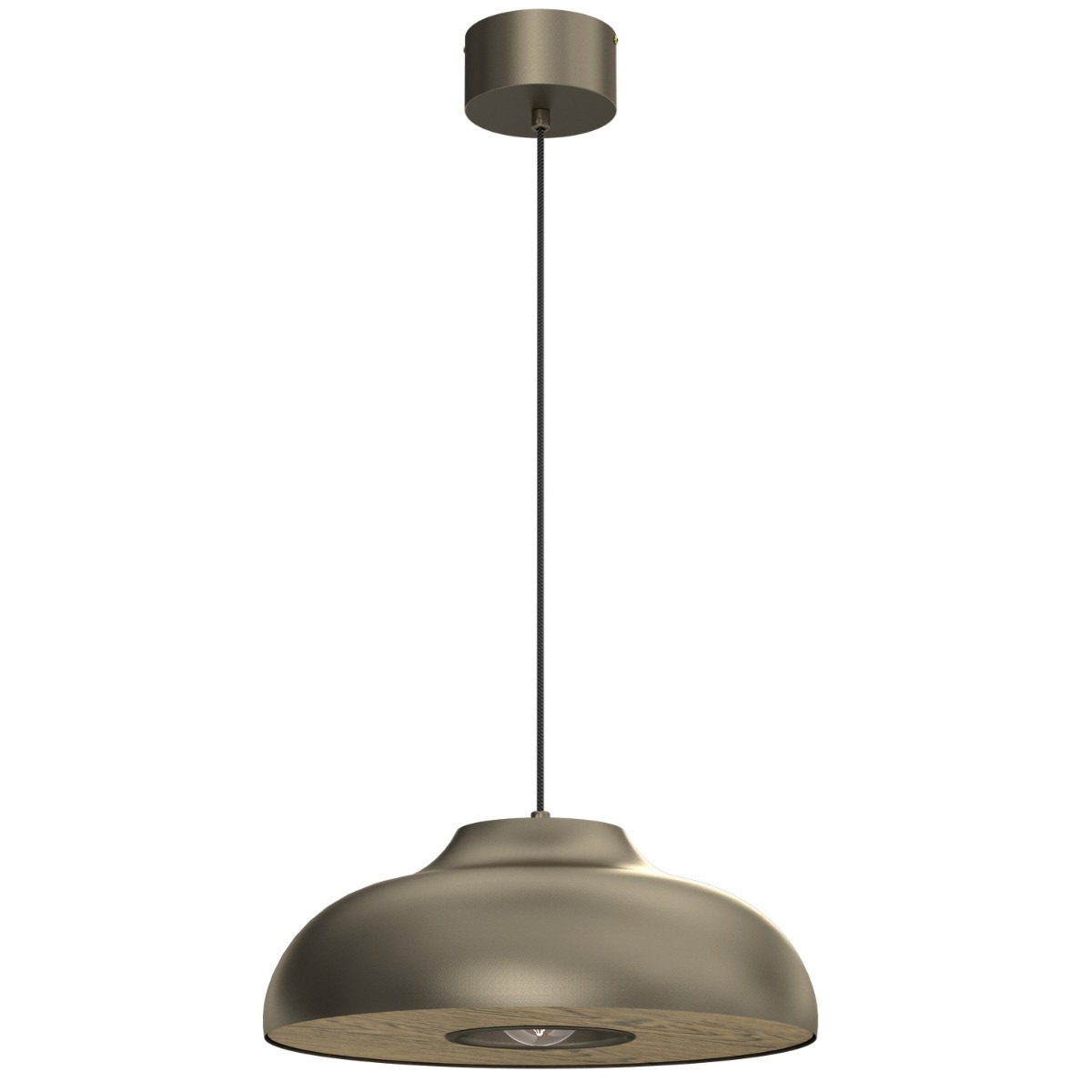 Lampa wisząca tytanowe złoto Bilbao 1xE27x15W wym: 110x39x39 cm Luminex