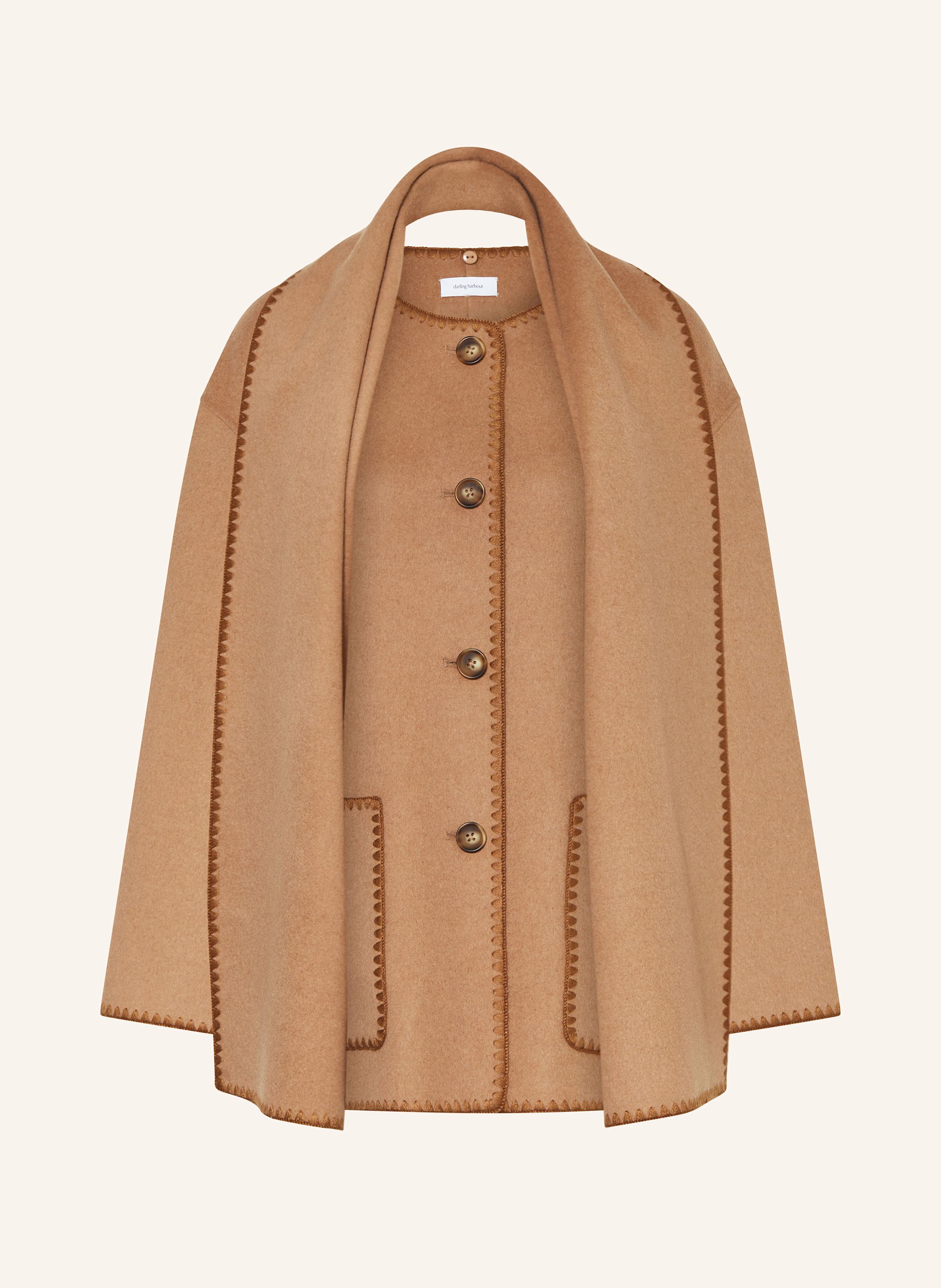 darling harbour Jacke mit abnehmbarem Schal