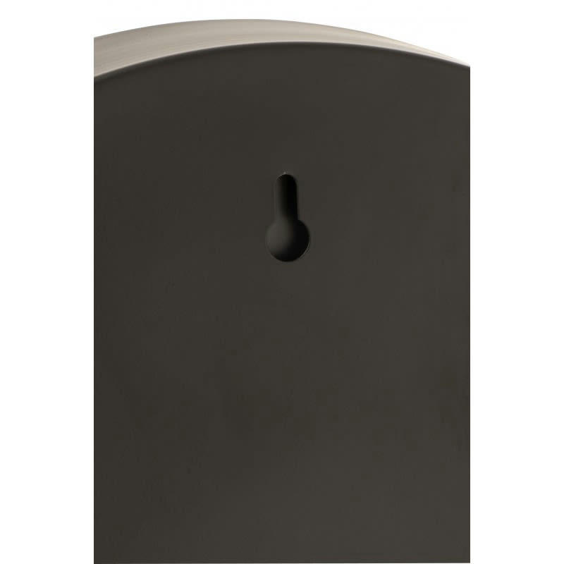 - Miroire rond avec bord noir en métal 50x50x5 cm