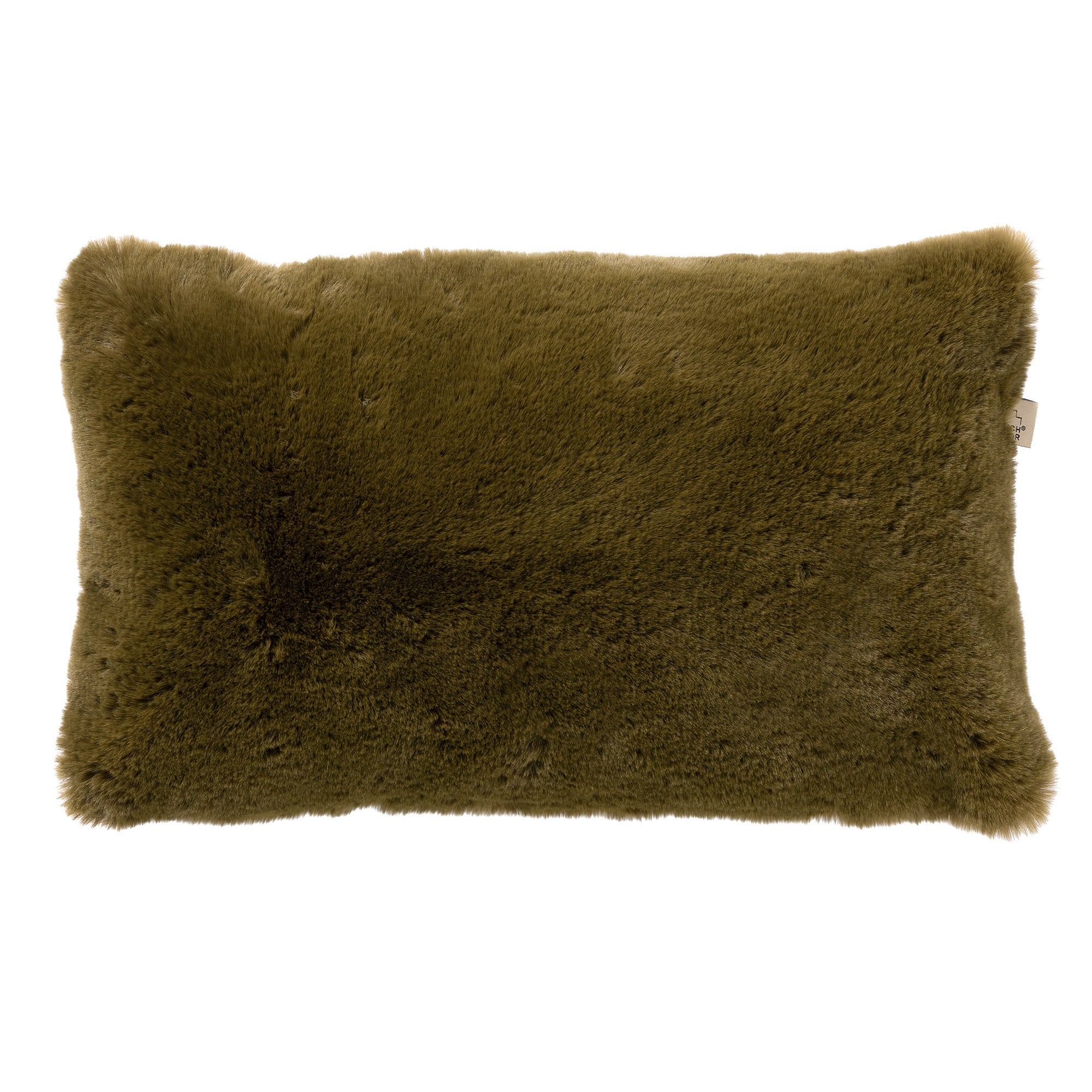 ZAYA - kussenhoes 30x50 cm - bontlook - Military Olive - groen