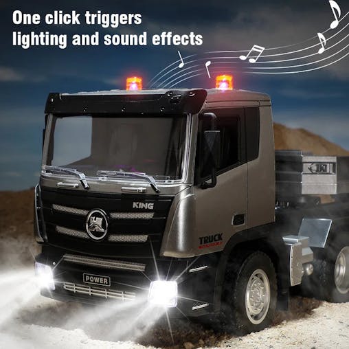 NNEOBA RC Flat Truck 9-Channel Alloy Remote Control Trailer