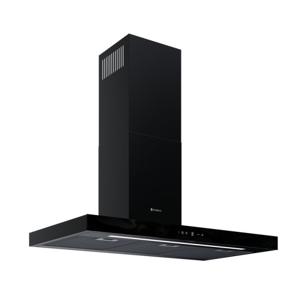 Okap przyścienny GLOBALO LONATIO 90.1 black 608m3/h 90cm