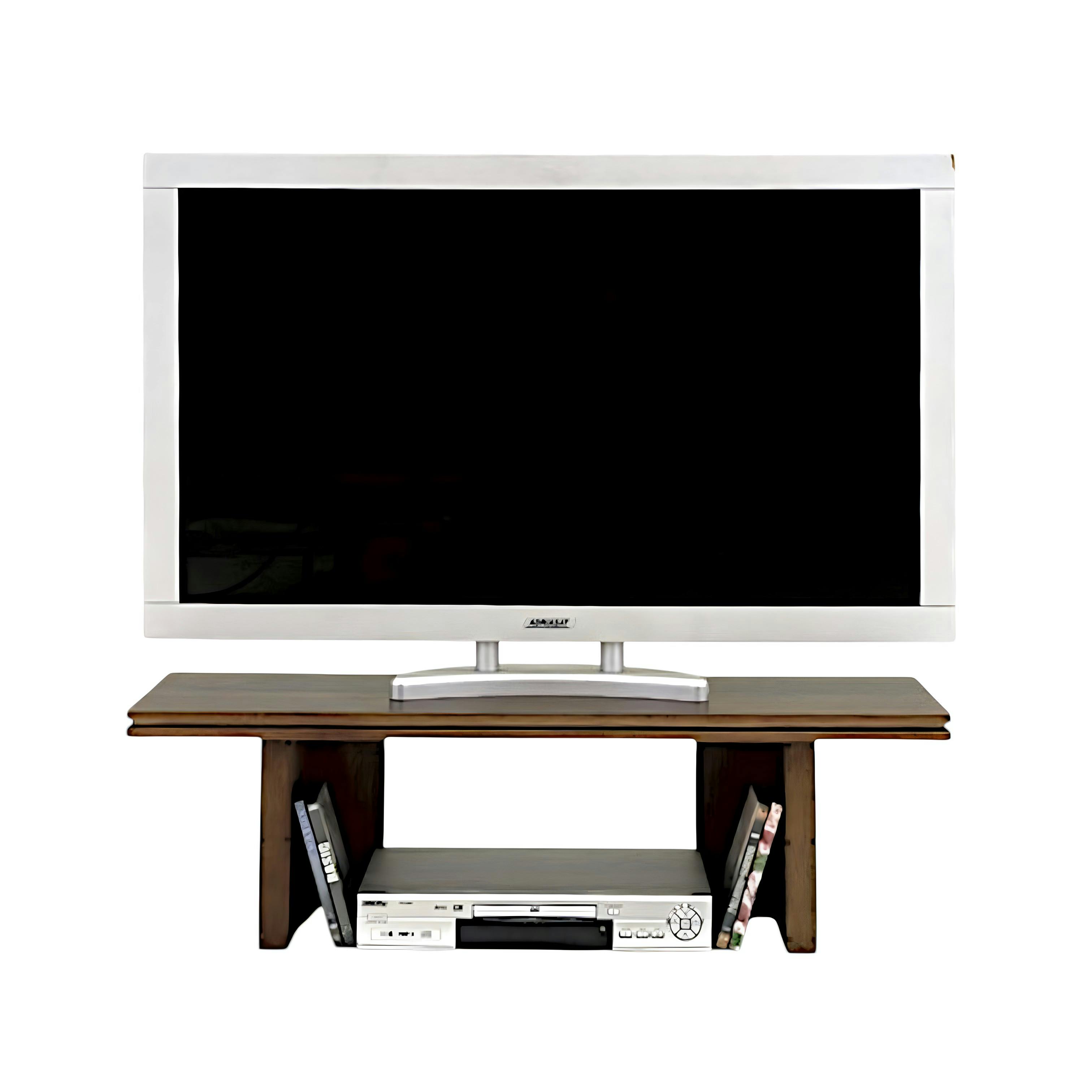 Meuble TV Hévéa 100x35x30cm HELENA