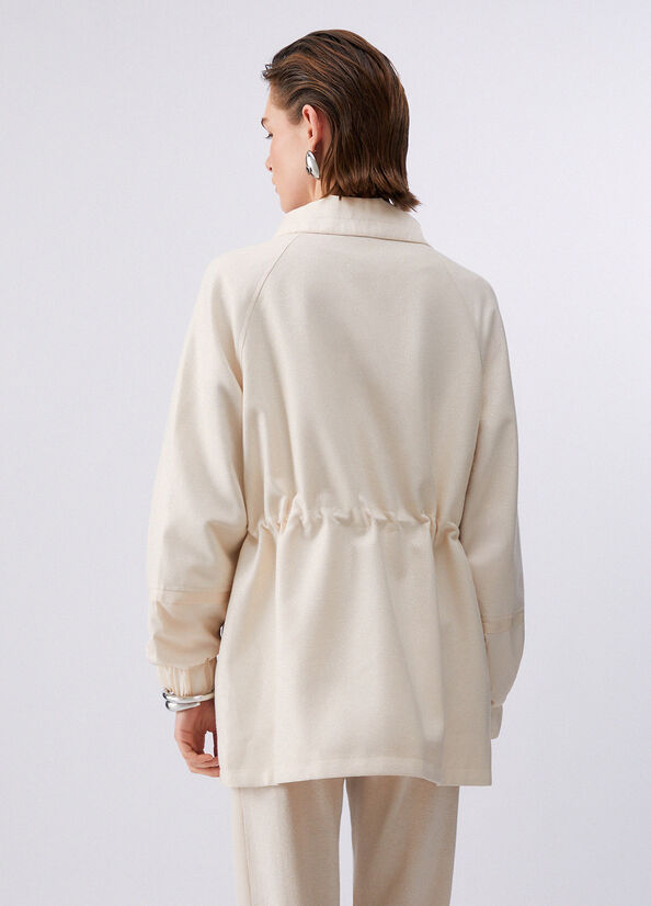 Giacca antivento con coulisse