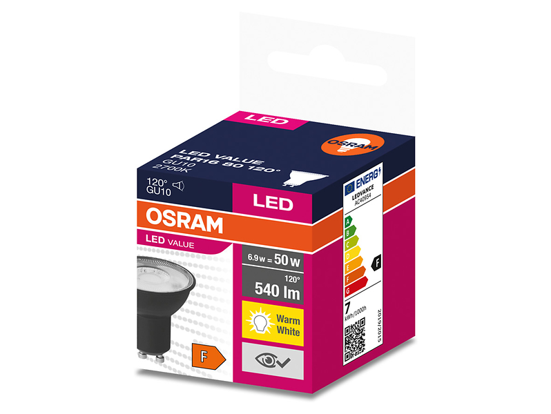 Żarówka LED GU10 z ciepłą barwą światła