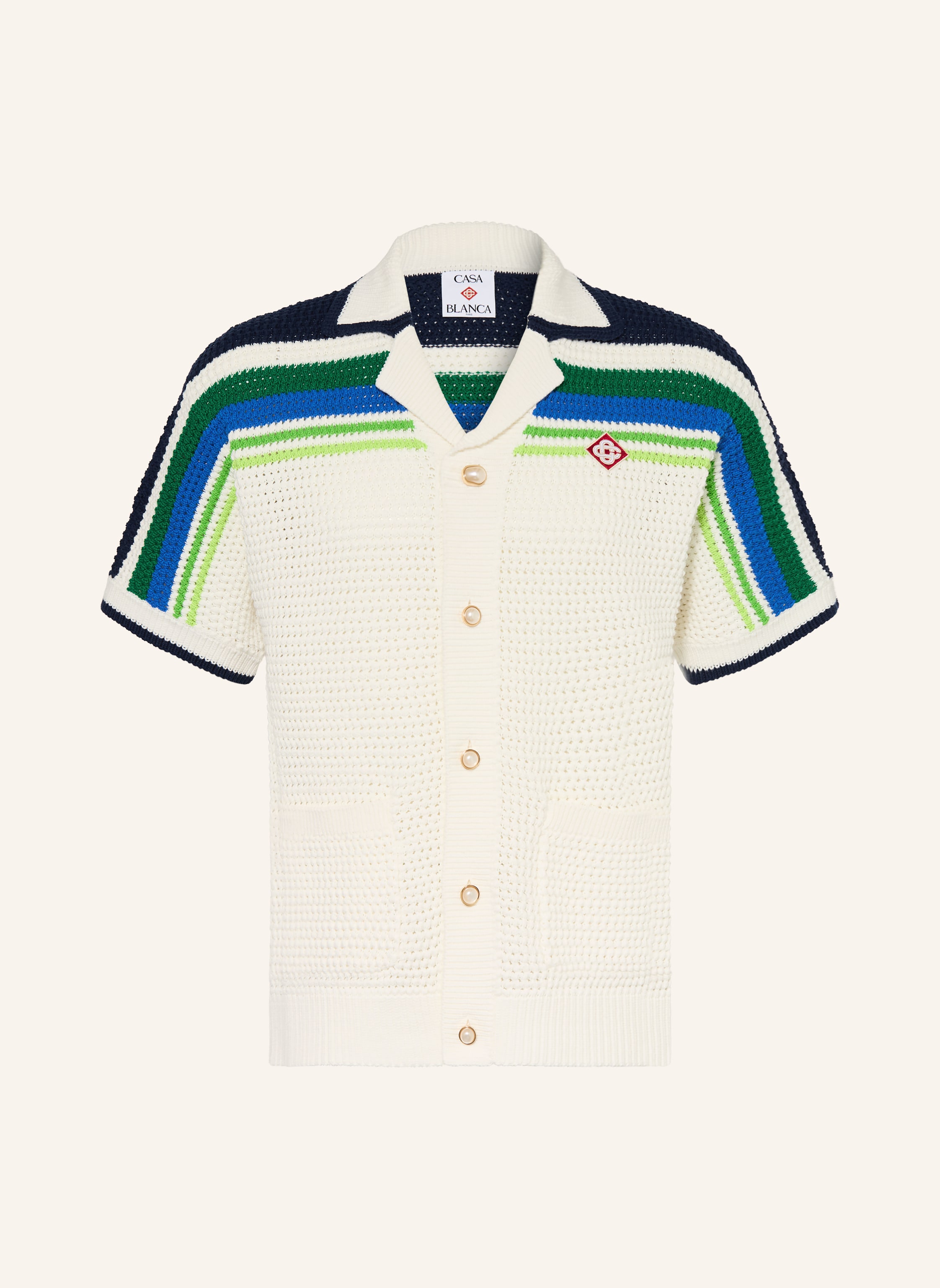 Casablanca Strickhemd Regular Fit