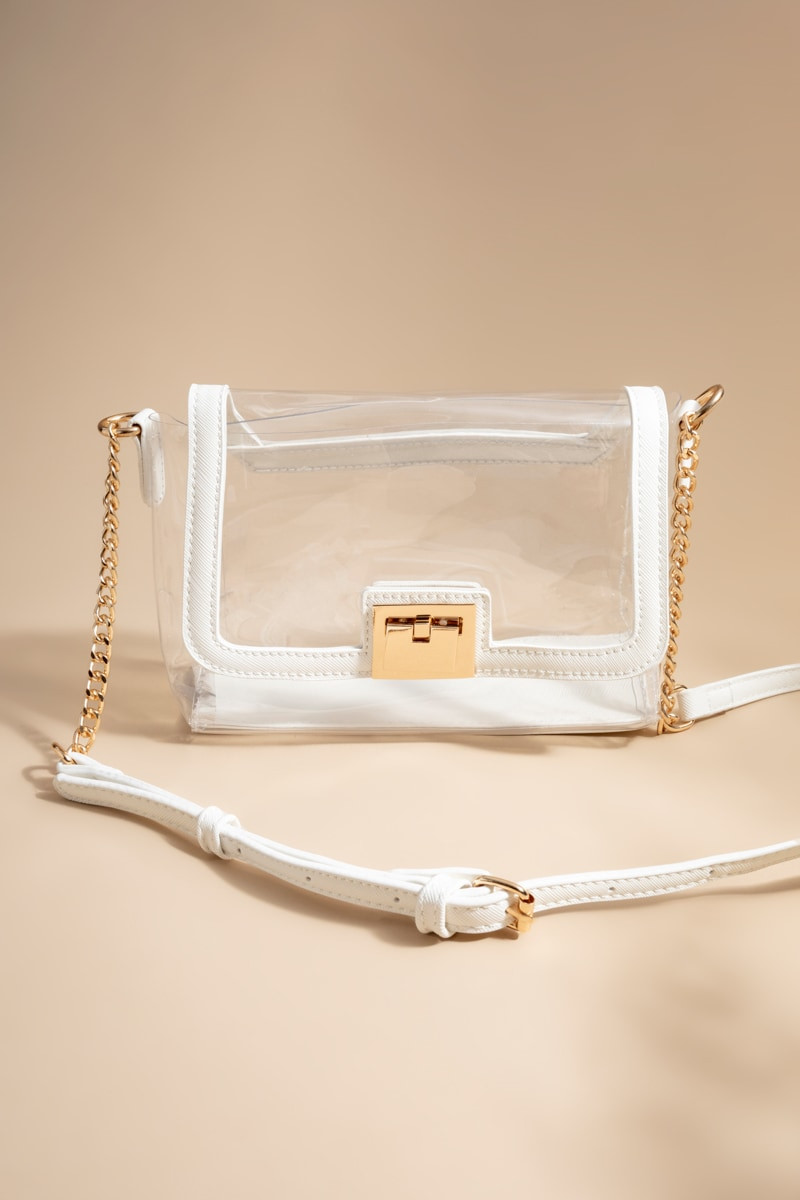 Malvina Clear Crossbody Handbag