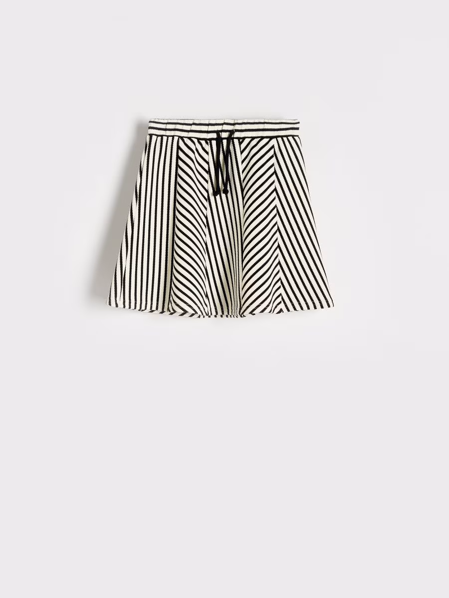 Stripe Jersey Skirt